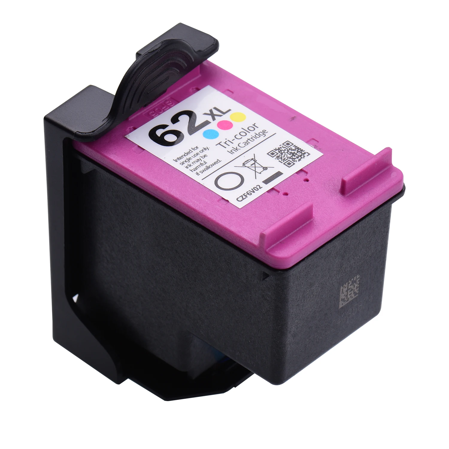 

Tri-Color Ink Cartridge Replacement 1200dpi Compatible with MBrush HandHeld Inkjet Printer HP 62XL Deskjet