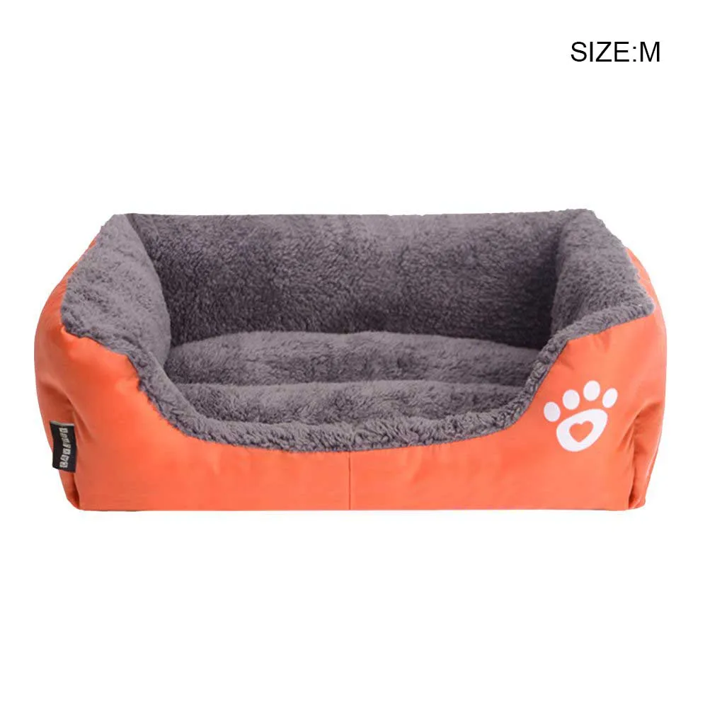Гнездо для домашних животных кошек и собак Orangecolor теплое Удобное Мягкое