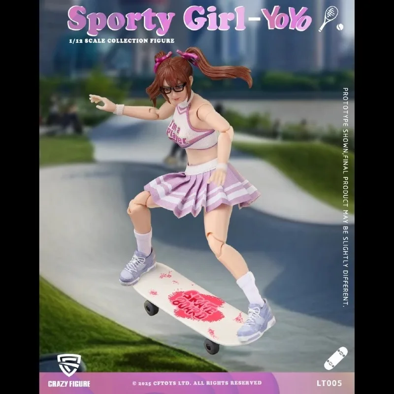 Фото 【В НАЛИЧИИ】Оригинальная коробка Sports Girl Yoyo 1/12, экшн-фигурка, игрушка, подарочная коллекция, веер, хобби №3