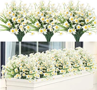 7 forksbundle artificial flowers plants sun flower colorful small daisy silk home garden decoration chrysanthemum wedding diy