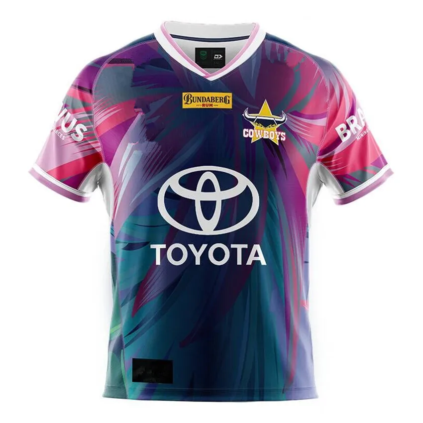 

2022 2023 COWBOYS мужские и женские в Лиге, Джерси для регби, Австралия cowboys ANZAC, ретро версия, рубашка для регби