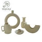 Ваза для украшения гостиной, кашпо для цветов, Современные Простые роскошные украшения, интерьер для домашнего декора, эстетический стол