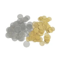 100pcs gold silver 16mm20mm hookah net metal combustion net filters smoking weed tobacco gauze thickened special tools