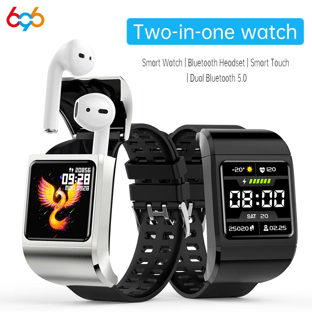 

G36pro 2 in 1 Intelligent Watch Tws Bluetooth-compatible Headset Blood Pressure Heart Rate Monitor Smartwatch Sports Bracelet