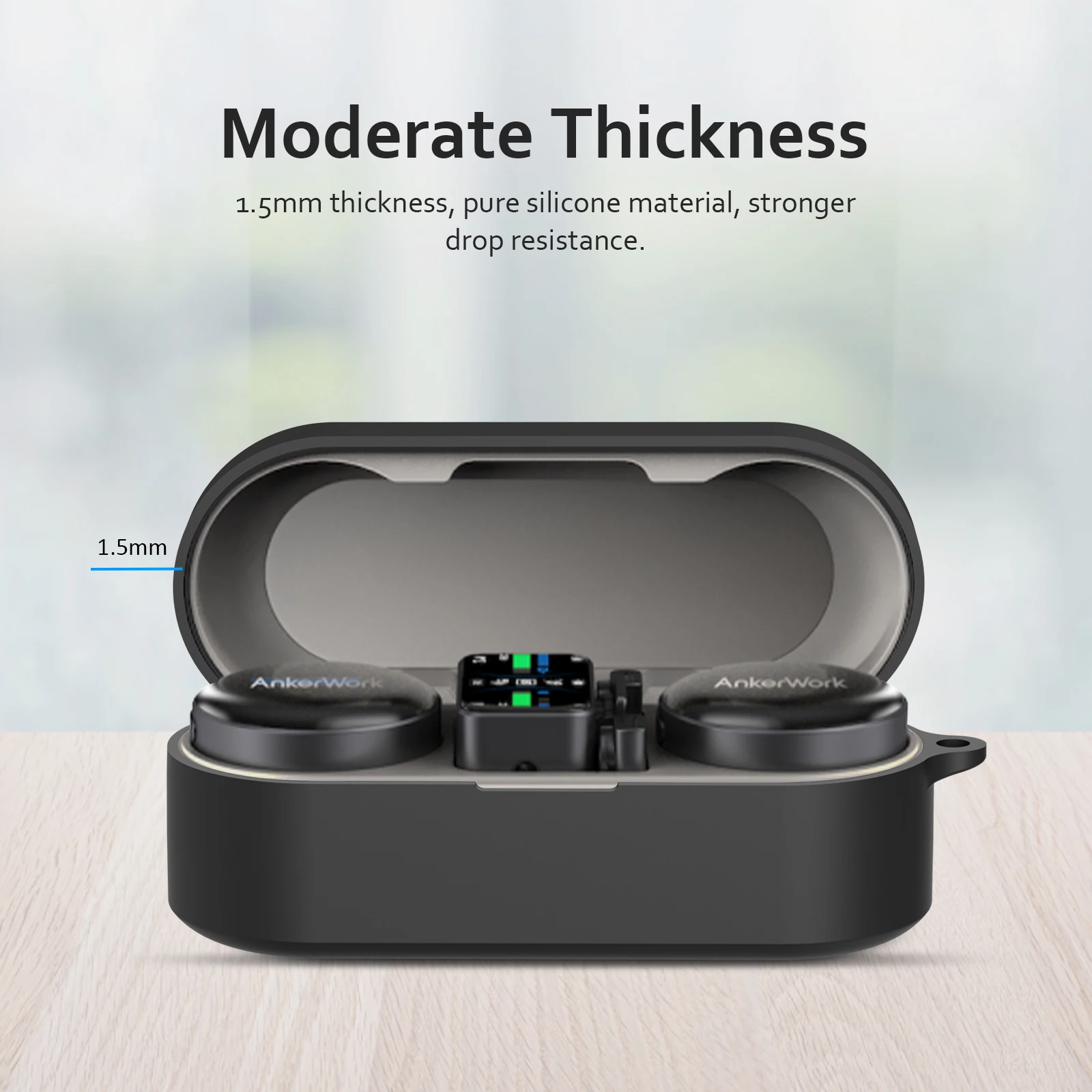 Силиконовый пыленепроницаемый чехол для беспроводного микрофона Ankerwork M650