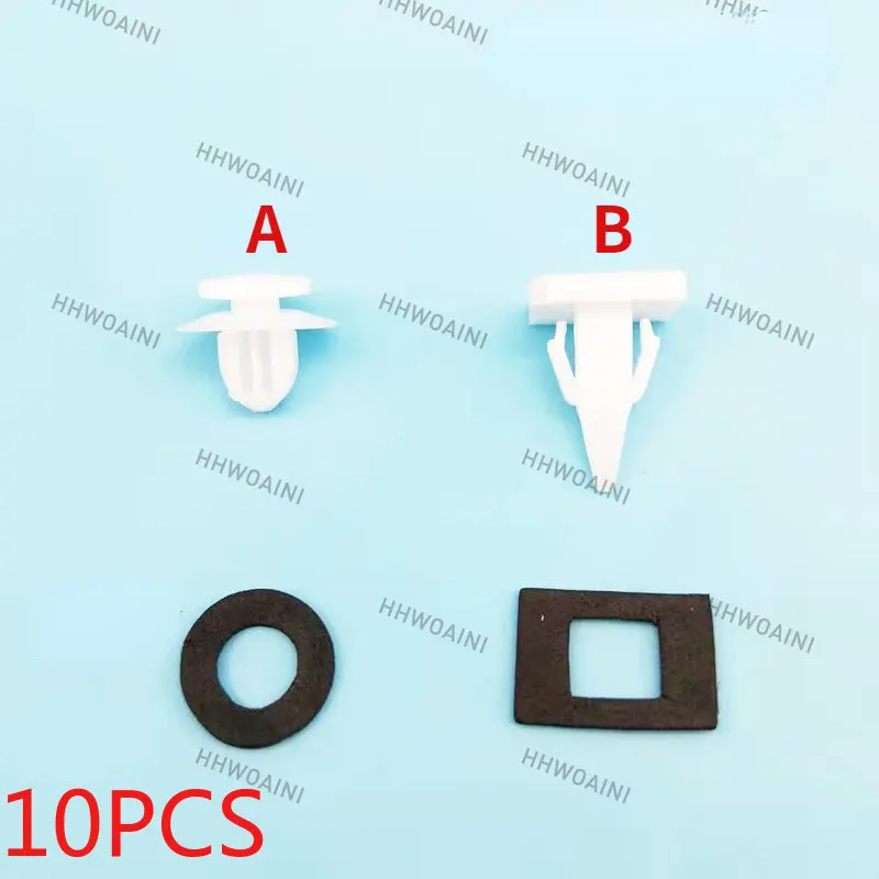 

10PCS For Mitsubishi Lancer EX Dance Side Skirt Lower Beam Guard Plate Nut Base Clip Buckle Small Accessories