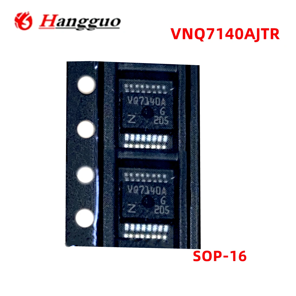 

2Pcs/Lot Original VQ7140A VNQ7140AJTR SSOP-16 For Automotive Computer board four-channel high-end driver IC Chip