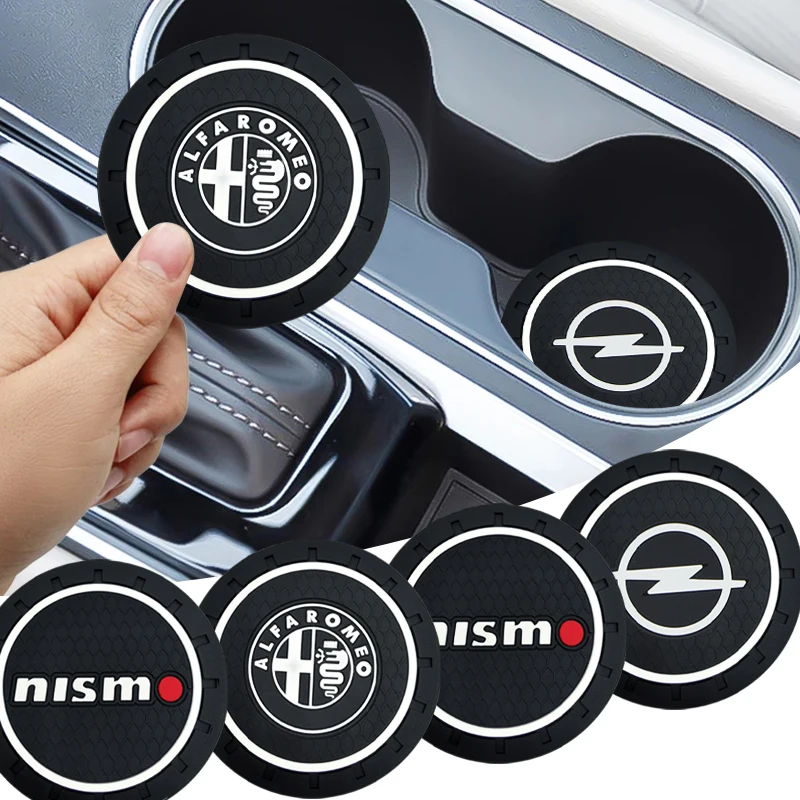 

Car Coaster Water Cup Bottle Holder Mat Anti-Slip Pad for Jeep Grand Cherokee Xj Wk2 Wj Wrangler Jl Compass Commander Car Gadget