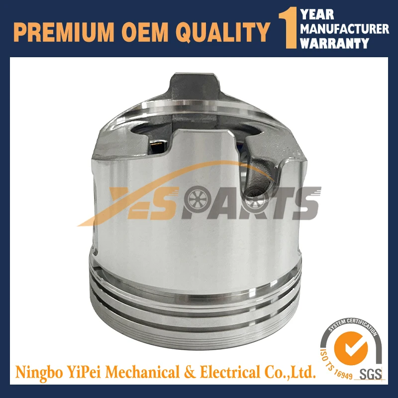 4 поршня и кольцо для двигателя Yanmar 4TNE88 129001- 22081