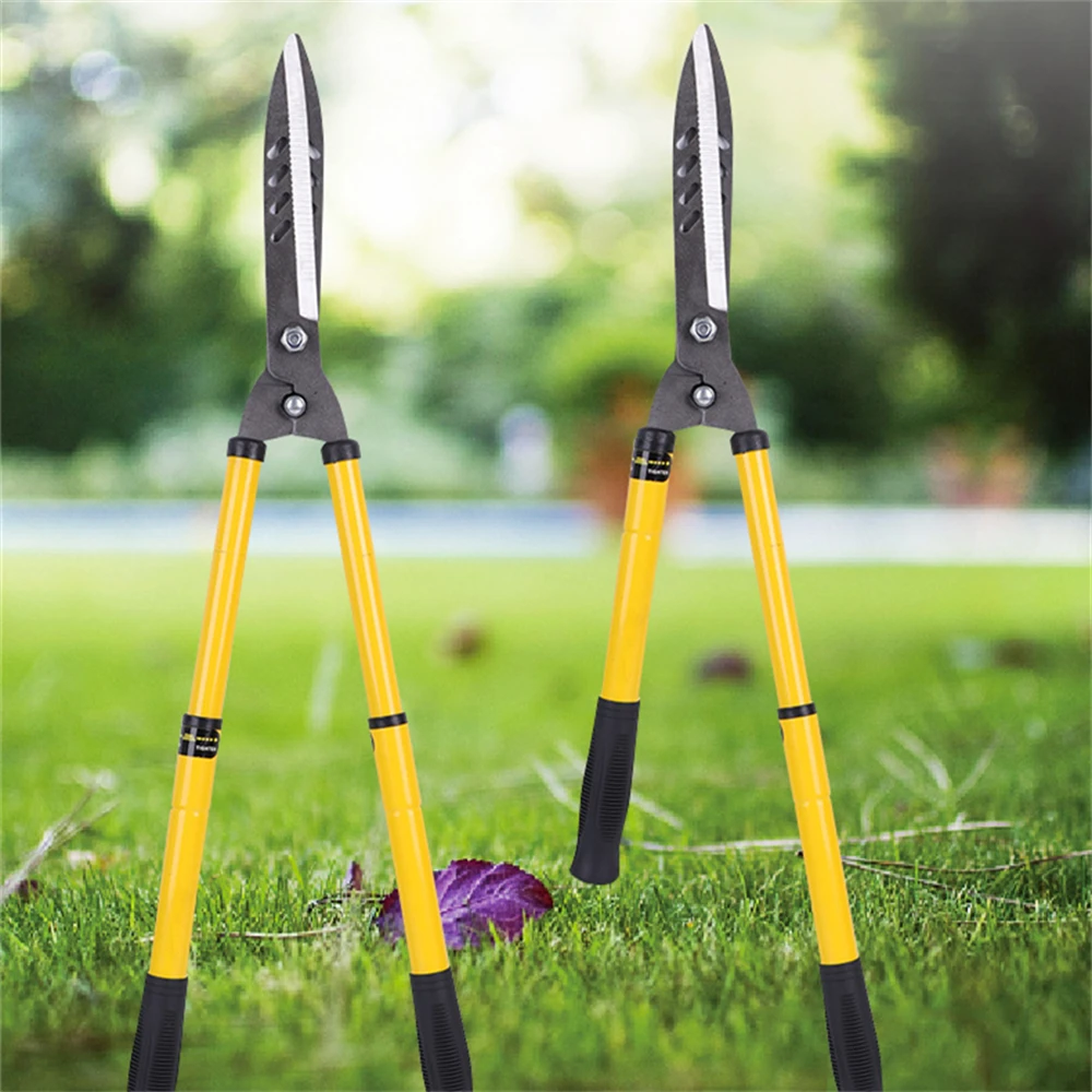 

CAKEBY Extendable Hedge Shears With Adjustable Length Handle Telescopic Garden Shears For Trimming Borders,Boxwood,And Bushes