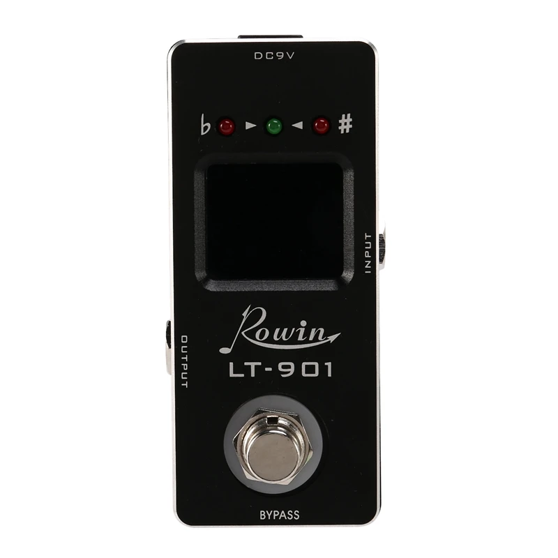 

Lt-901 Guitar Tuner Effect Pedal Mini Chromatic True Bypass Lcd Display Digital Pedal Guitar Parts Accessories