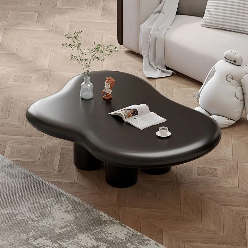 

Cloud Nordic Coffee Table Design Irregular Creative Living Room Night Tables Cream Style Series Stolik Kawowy Home Furniture