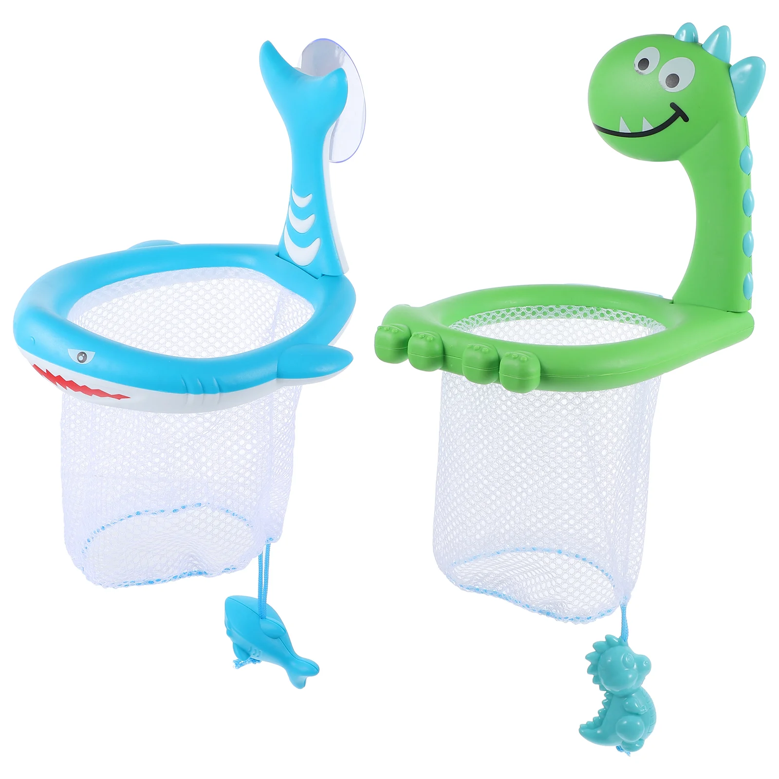 

2 Pcs Bathroom Toys Hanging Bag Bin Holder Mold Resistant Net Tub Mesh Storage Bucket Pp Bags Child