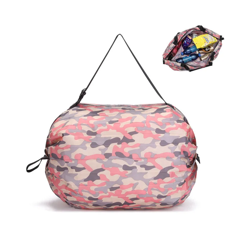 

Foldable Shopping Bag Portable Large Capacity Reusable Grocery Bag Daily Commuting Picnic Camping Storage Bag