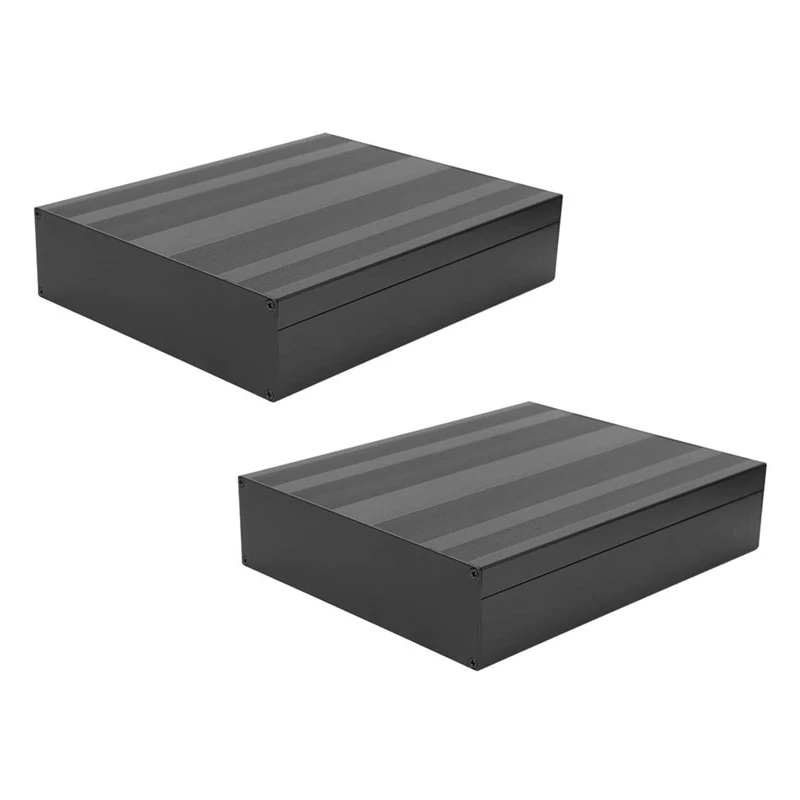 

2X Алюминиевая охлаждающая коробка, проект электронной коробки «сделай сам», для защиты от молнии, алюминиевая коробка, для «сделай сам», 50x ...