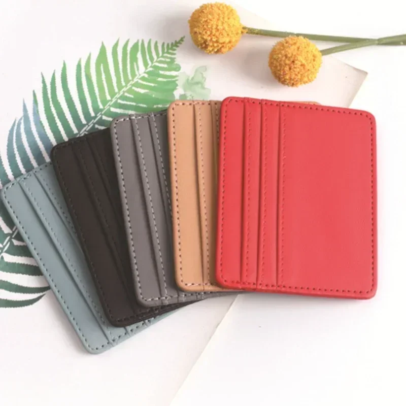 Футляр для банковских и кредитных карт, из искусственной кожи | AliExpress