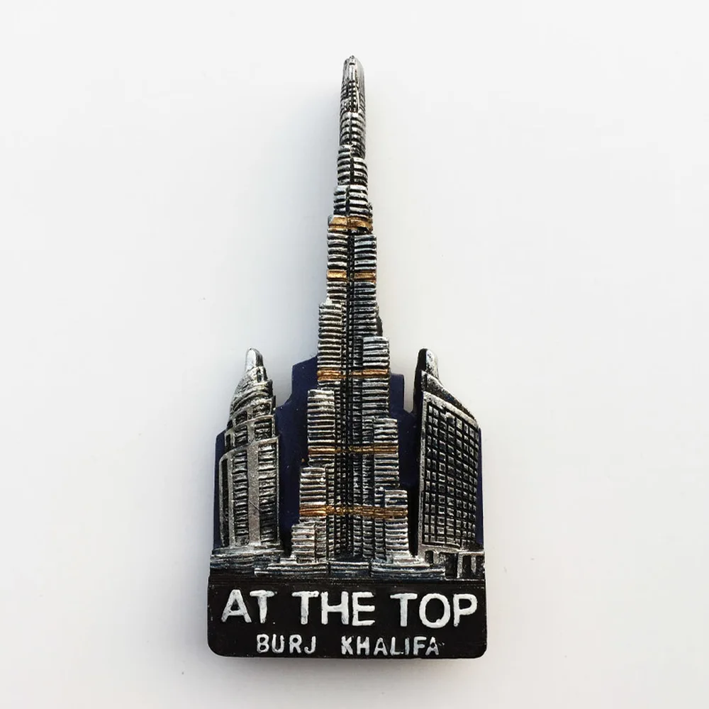 

Магнитные Сувениры на холодильник BABELEMI 3D Dubai Burj Khalifa Tower, магнитные наклейки на холодильник, украшение для дома