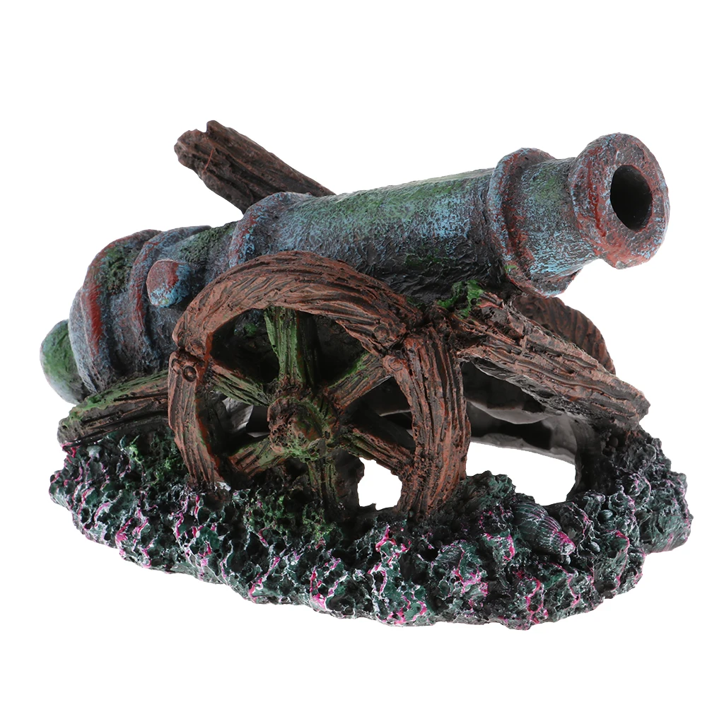 Искусственное украшение для маленькой ящерицы черепахи земноводных рыб (11x17x13)