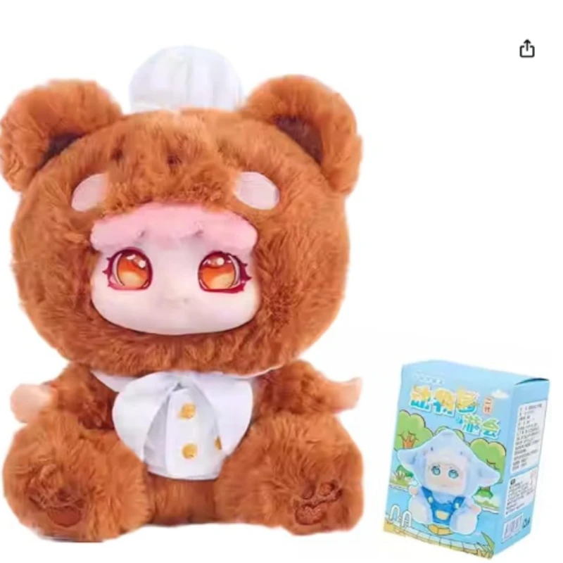 Плюшевая кукла Слепая коробка Zoo Tour 2 Series Мягкая слепая Kawaii Mystery Коллекционные