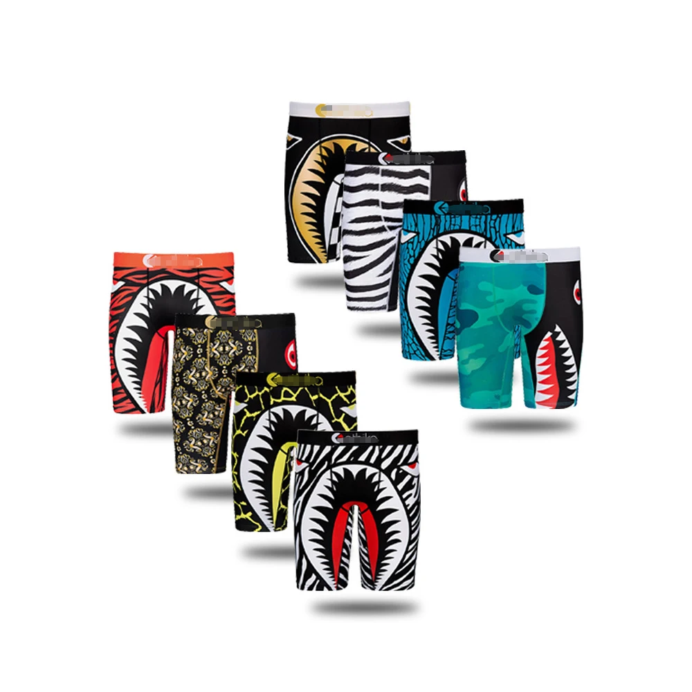 

New Arrival Psd 3xl Underwear Soft Long Boxershorts Factory New Shorts Printed Casual Underwear For Men Boxers Briefs