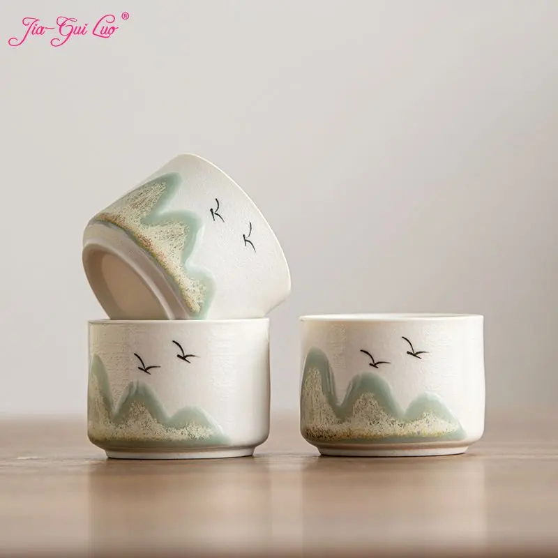 

JIA GUI LUO 50ml Ceramic Japanese style teacup cups cup tea cups I051