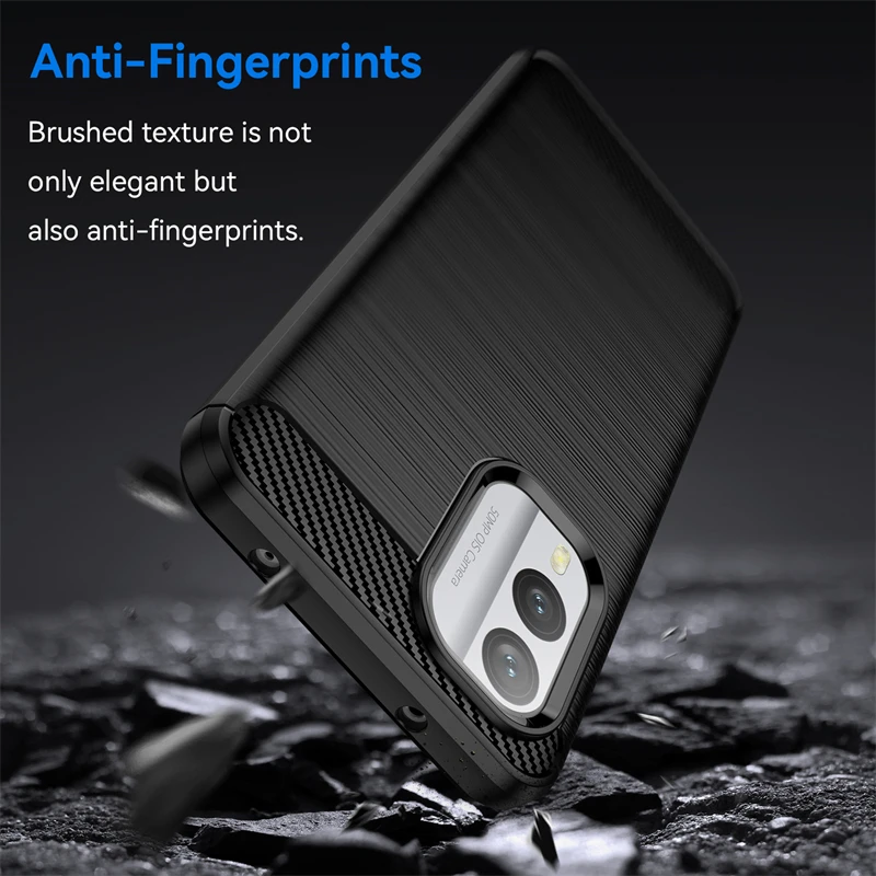 For Cover Nokia X30 5G Case For Nokia X30 5G Bumper Silicone Carbon Fiber Back Case For Nokia X30 X20 X10 G60 G50 C31 G21 Cover