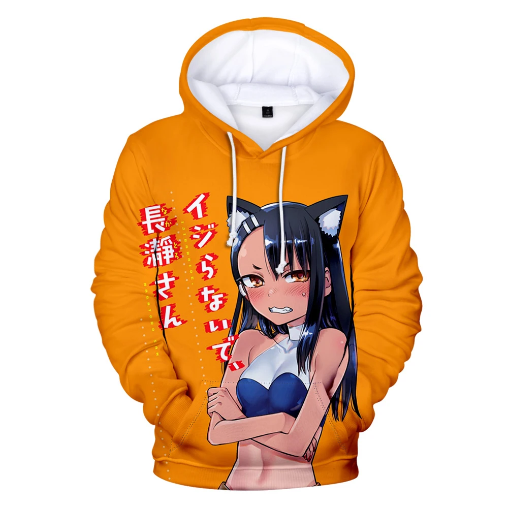 Толстовка с капюшоном и 3D-принтом Don't Toy with Me Miss Nagatoro