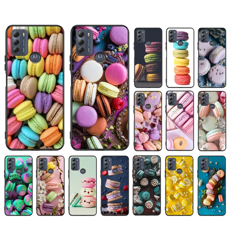 

Macaroons Case for Moto E22i E22 E32 E40 E20 Edge X30 20 Lite 20Pro 30 Neo Ultra Fusion E7Power E7 E6 Plus