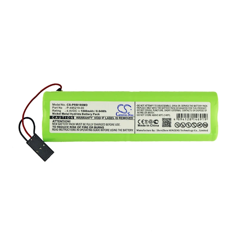 

Cameron Sino 1800mAh Battery P-495219-00 for Puritan Bennett 49221900, PB100, PB700, Renaissance II