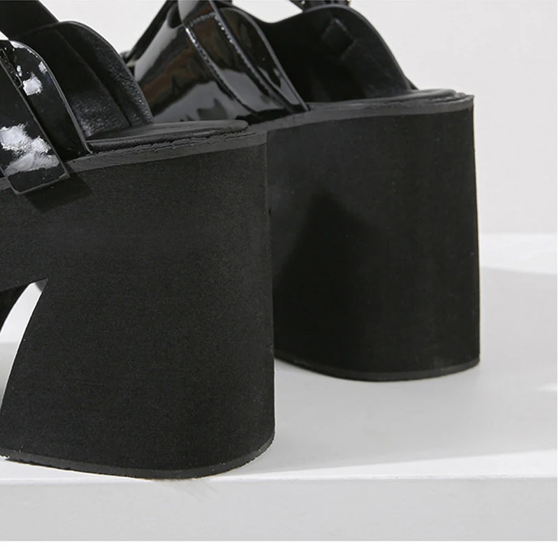 Женские Модные Вьетнамки с пряжкой на толстой подошве Повседневная обувь из