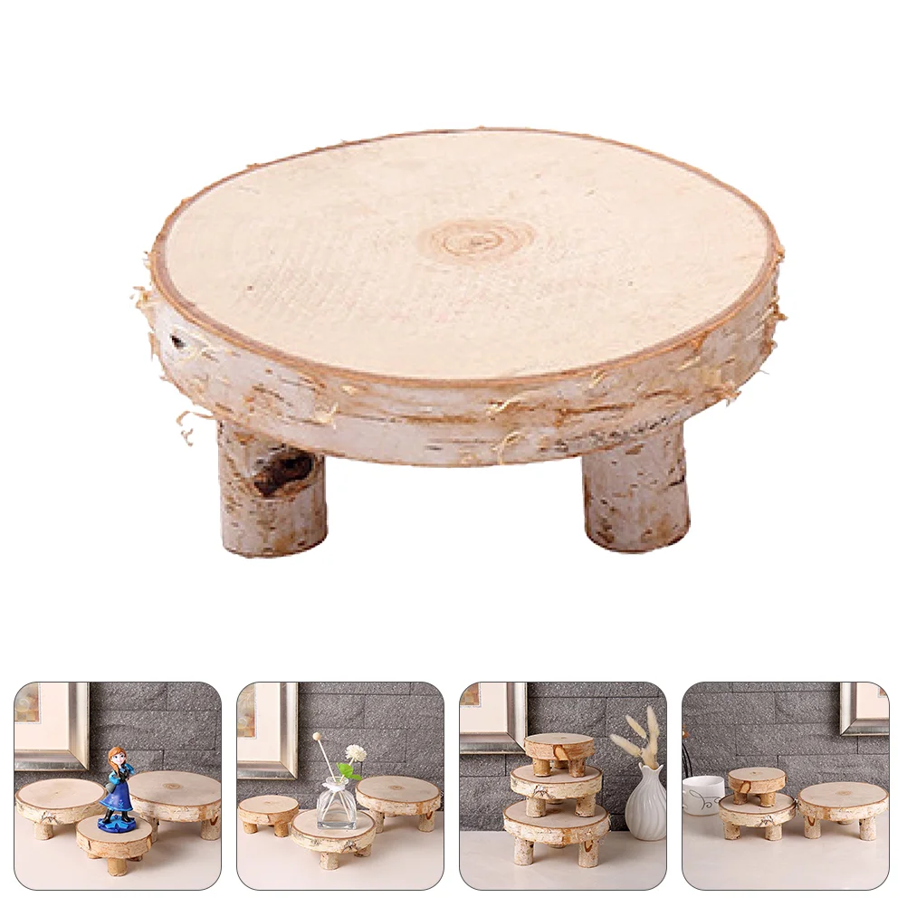 

Woodenholder Wood Table Cake Stand Dessert Tray Trays Tearound Light Holders Serving Mini Candlestick Candlesticks Stool Discs