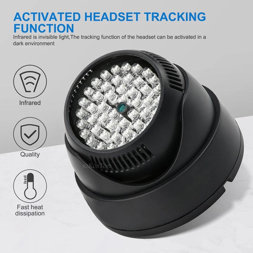 For Oculus Quest 2 Night Lamp LED IR Illuminator Infrared Flood Light  Illuminator Infrared Light Compatible for Oculus Quest 2