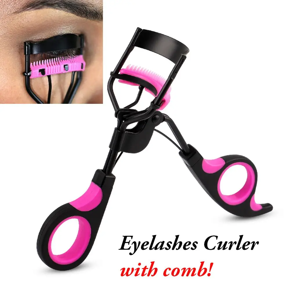 

Silicone Pads Eye Makeup Tools Professional Eyelashes Curler with Comb Separates Lashes Lash Comb Curler Natural Effect