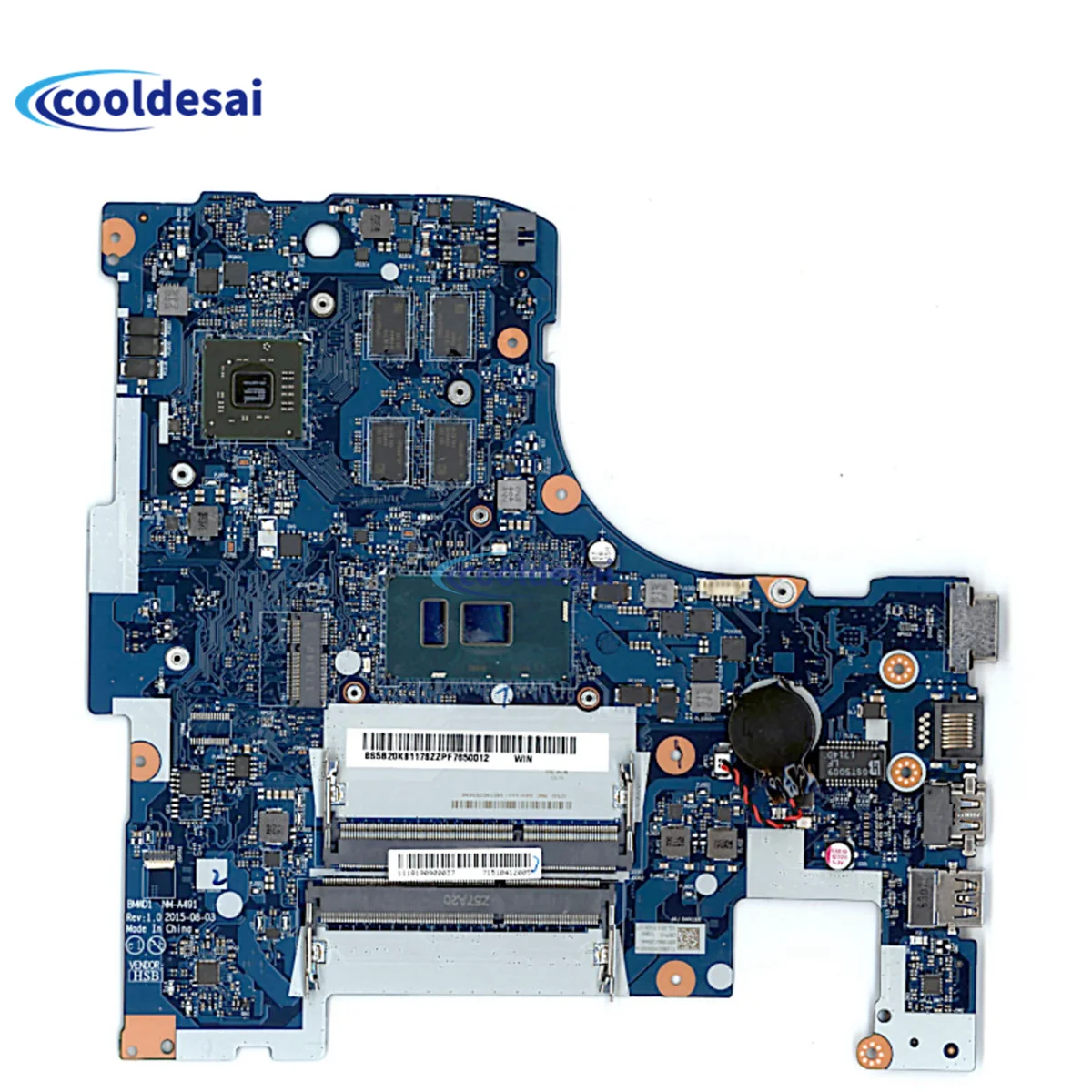 

BMWD1 NM-A491 For Lenovo 300-17ISK B71-80 Laptop Motherboard With 3855U i3 i5 i7 6th CPU 2GB GPU 100% Tested