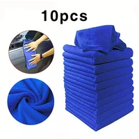 10 pcs microfiber car cleaning towel automobile motorcycle washing glass household cleaning small towel car maintainance