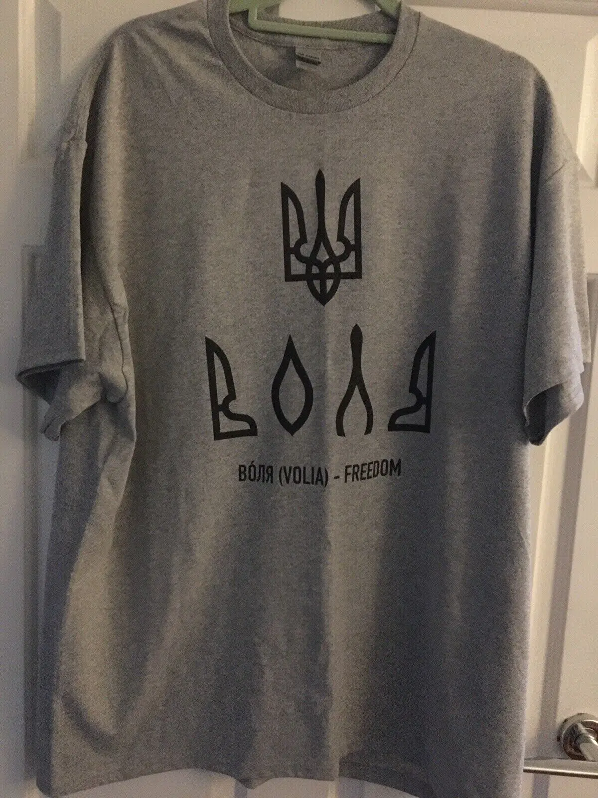 

Ukraine Coat of Arms Tryzub Volya Ukrainian Freedom T-shirt Short Sleeve Casual Cotton O-Neck Summer Tees