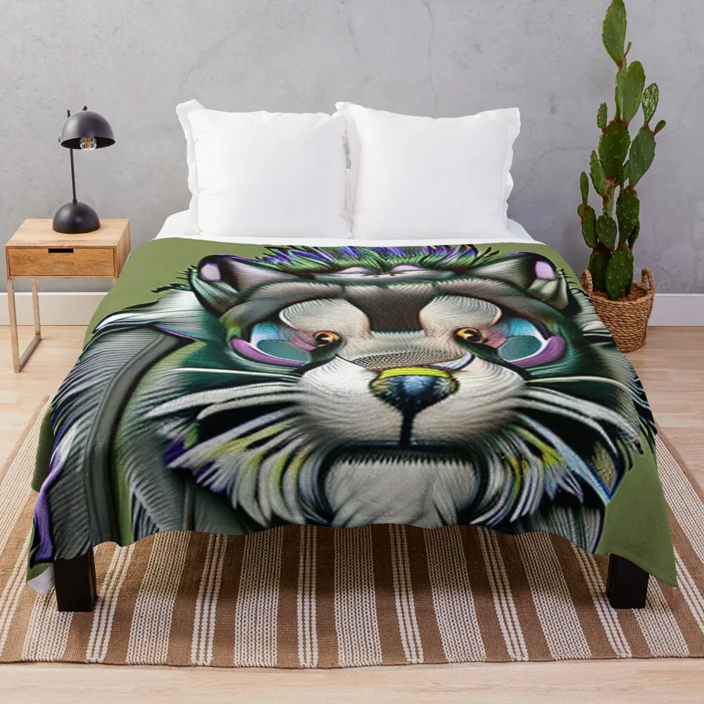 Одеяло Wise Tiger рождественские подарки для дивана тонкие одеяла