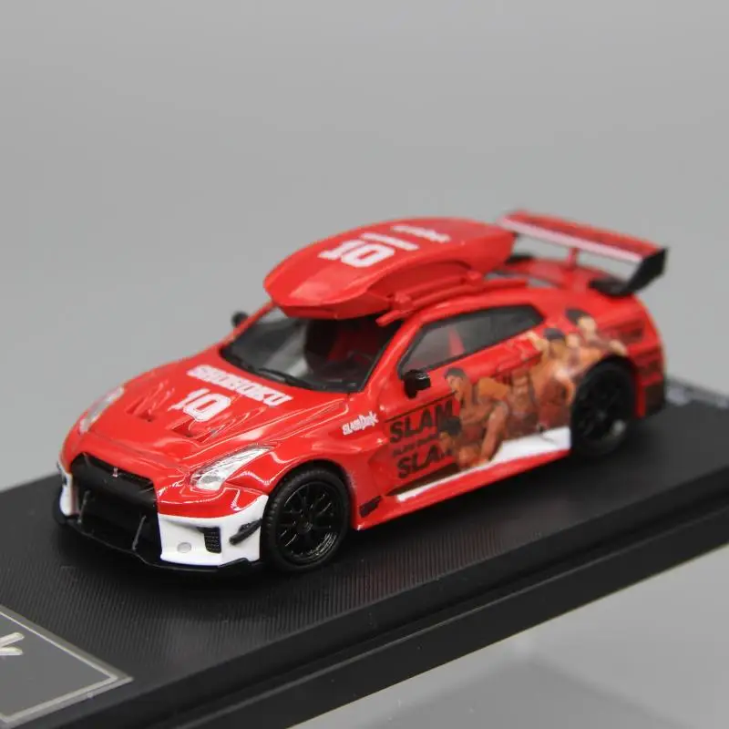 

Time TM slam dunk 1:64 alloy touring car GTR sports car model LB modified R35 GT-R for Nissan RR