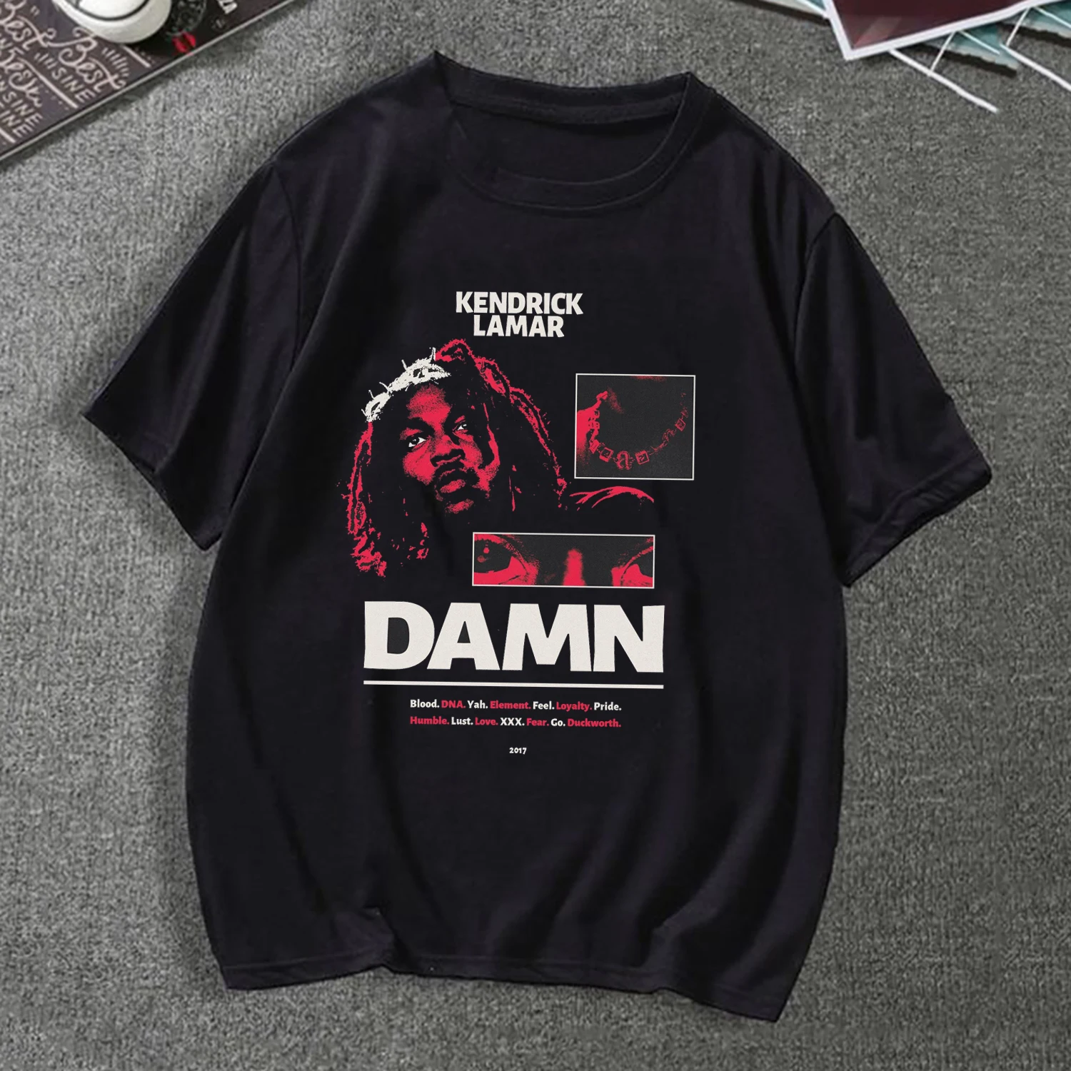 Футболка рэпера черт Кендрик Ламар пглан МР и большой шаппер альбом футболки с
