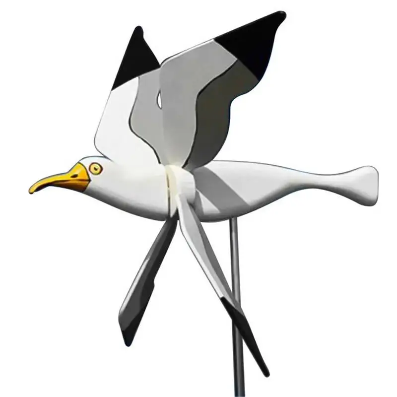 

Seagulle Windmill Whirligig Asuka Series Windmill Decoration Seagul Garden Decoration Pneumatic Top Flying Bird Series Windmill