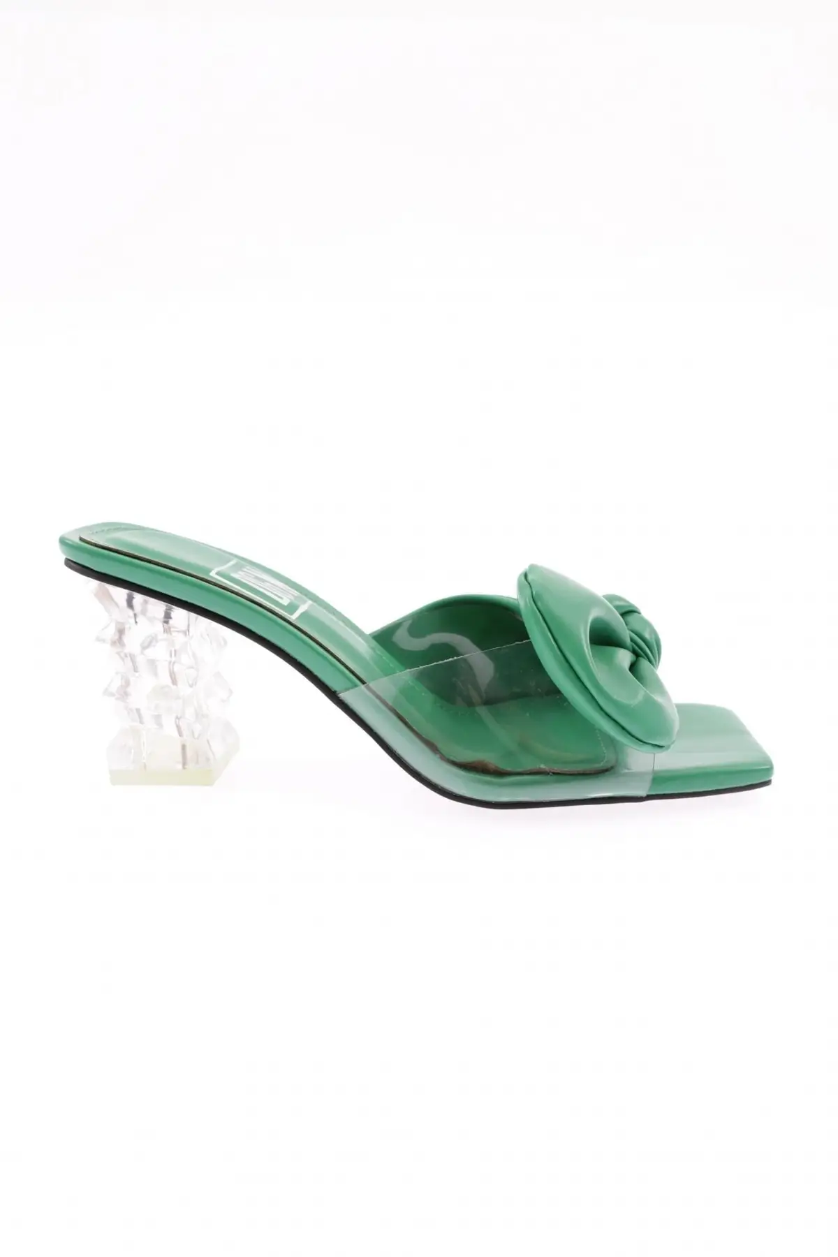 

3243-22y women bow band heels slippers