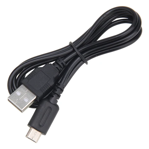 100 шт., черный USB-кабель для зарядного устройства, 1,2 м, для DS Lite DSL NDSL для Nintendo 3DS DSi NDSI XL LL
