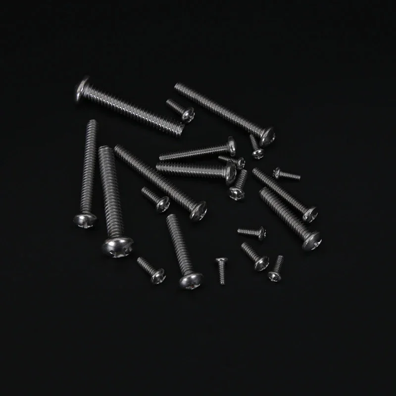 10 # Винты с круглой головкой из нержавеющей стали крестообразные винты потайной