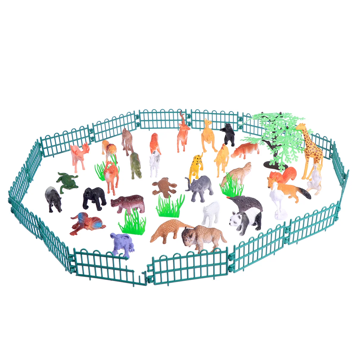 

32 Pcs Animals Models Mini Animal Figure Animals Models Wild Animal Toys for Kid Toddlers