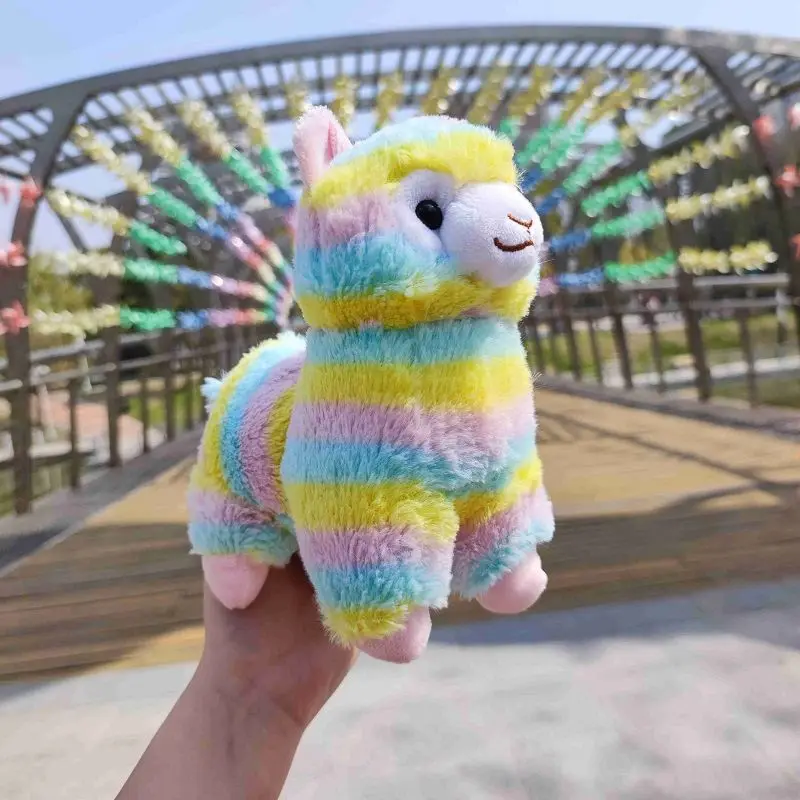 

Фигурка Куклы Kawaii Chroma Alpaca, изысканная мультяшная Милая Q Edition, плюшевая кукла, детская игрушка, украшение, подарок на день рождения, 20 см