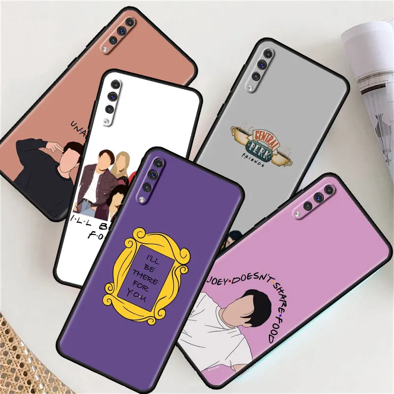 

Cover Case for Samsung Galaxy A10 A10e A10s A20 A20e A20s A30 A30s A40 A50 A70 A90 5G Cell Soft Phone Shell Cartoon Friends TV