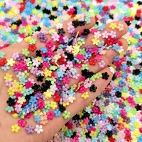 bulk 3d mix colors acrylic flower nail parts mixed steel beads charms design nail art decoration diy jewelry manicure accessory