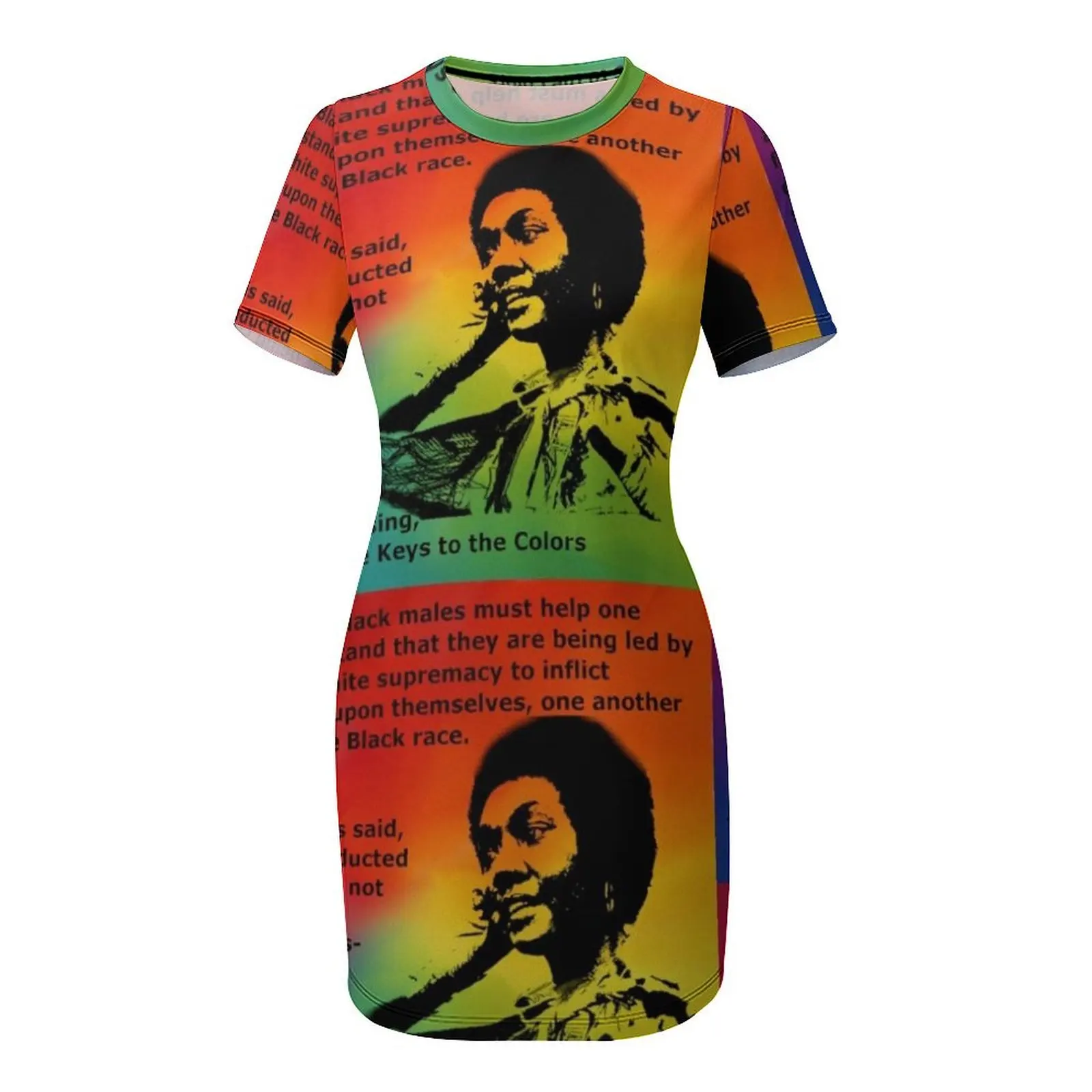 Платье из полиэстера и спандекса Dr. Frances Cress Welsing