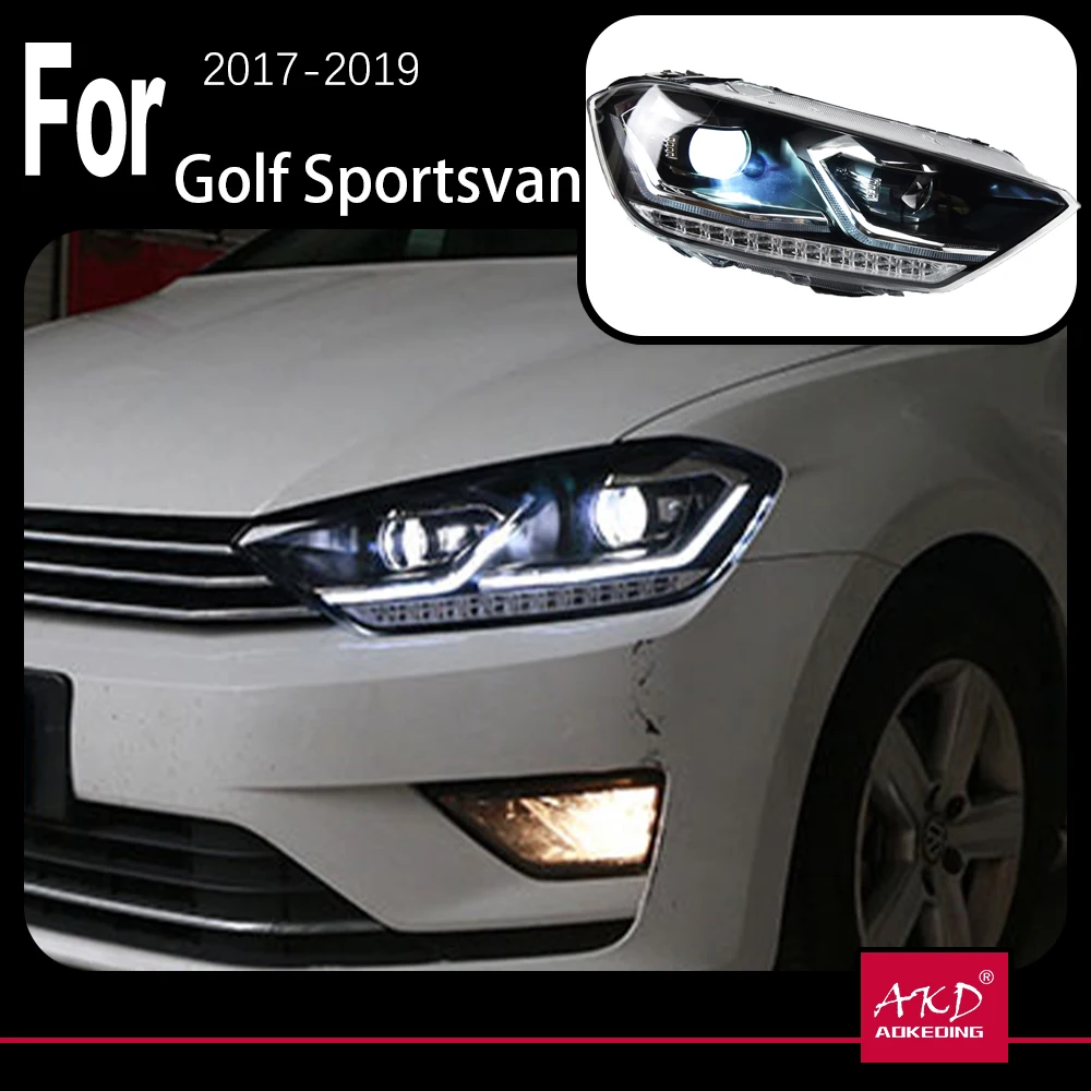 Запчасти AKD для моделей автомобилей VW Golk7 Golf 7 MK7 2013-2017 GTI светодиодный ры головного