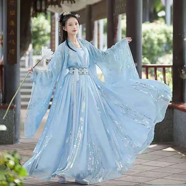 Blue Hanfu Dress 3